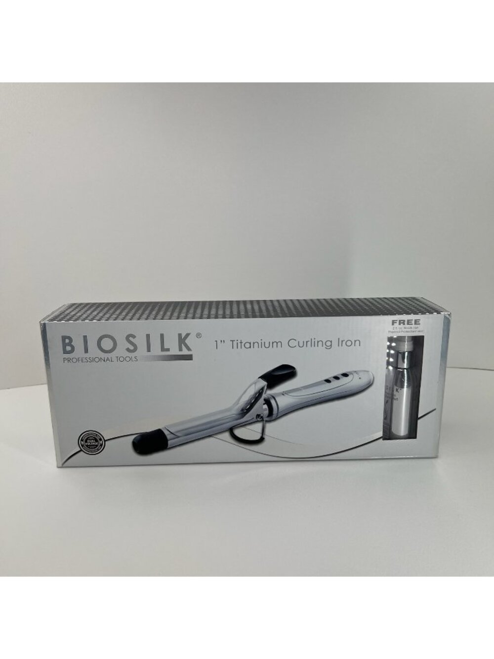 BioSilk Professional Tool  1" Titanium Curling Iron Kit Dual Voltage